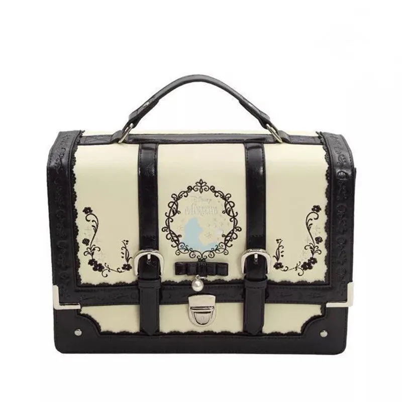 Lolita Style Pink Alice Embroidery Handbag axes femm Shoulder BAG Messenger Bag School Wo Lady Girls | Багаж и сумки