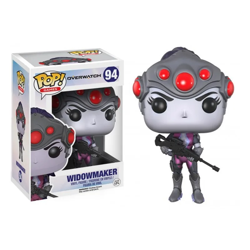 With box-94 Funko Pop Hot Game OW Rye Pioneer Vanguard#93 жнец смерти#92 Tracer#97 Winston Widowmaker Soldiers может Модель фигурка игрушка подарок - Цвет: With box-94
