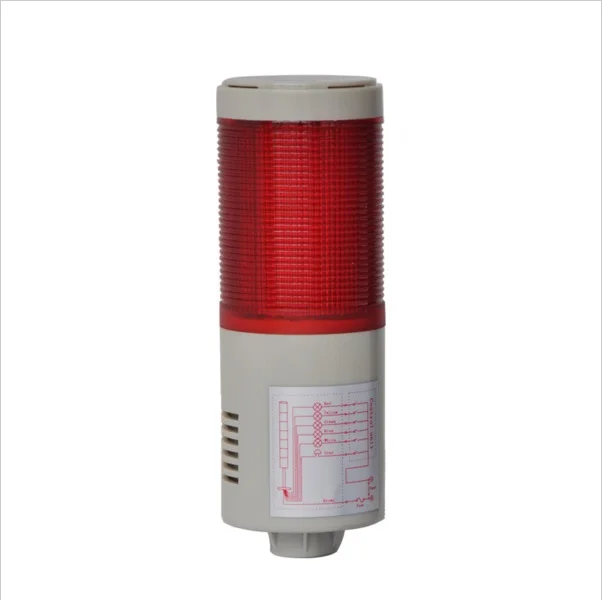 

LTA-205 DC12V-DC24V-AC220V 1 Layer Bulb tower light with Sound Industrial Emergency Indicator Strobe Light Tower with round bott