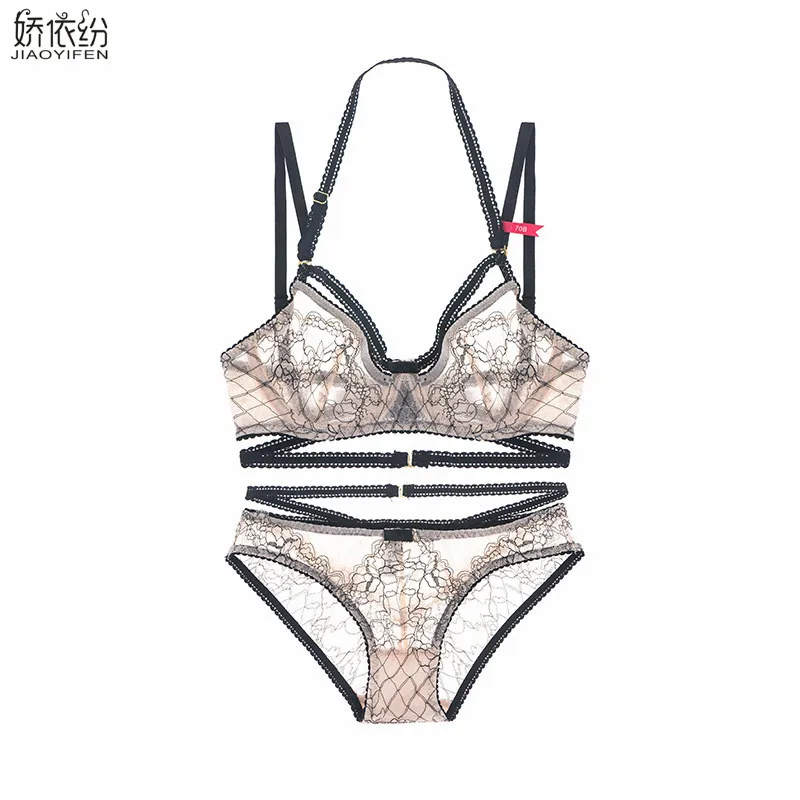 JYF Европа Виктория нижнее белье сексуальное кружево комплект с бюстгальтером