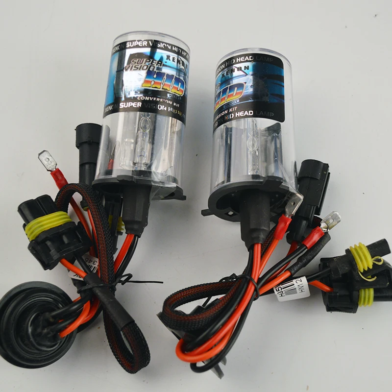 Hipppcron 2 шт. H4 HID лампа с одним лучом ксеноновая для автомобиля AC ближнего света