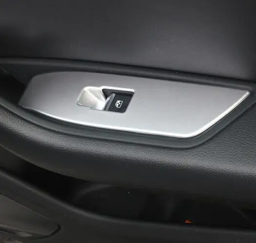 ABS хром для Audi A4 b9 2016 2017 аксессуары LHD автомобильная дверь окно стекло панель