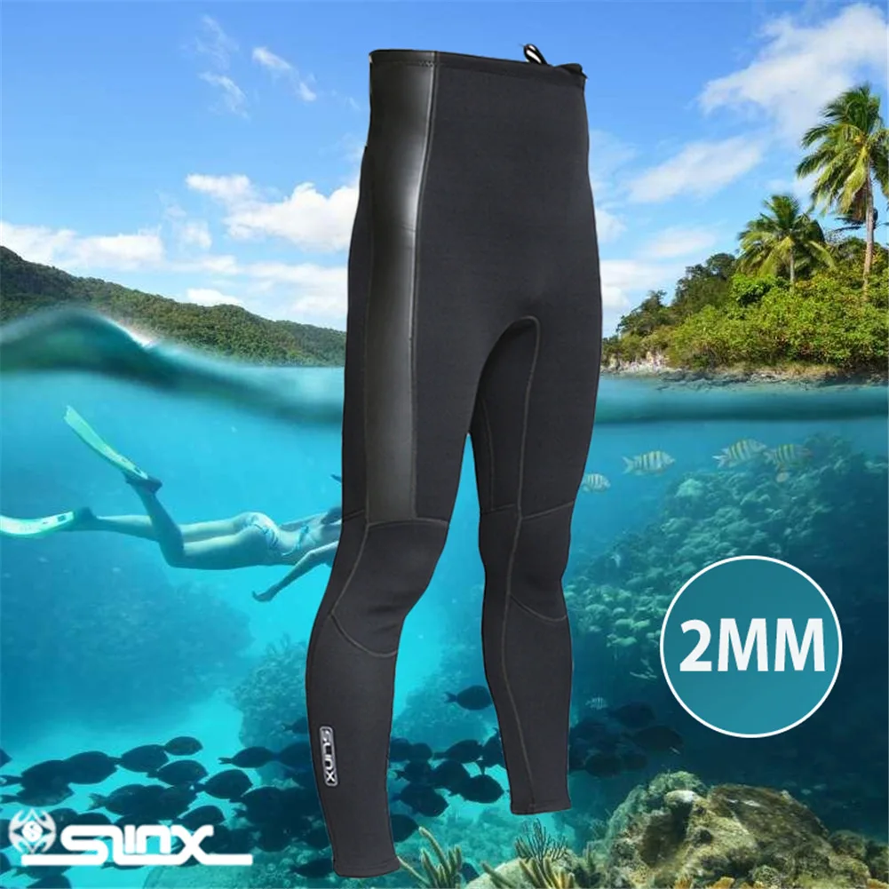 SLINX 2 мм неопреновый купальник для серфинга, подводного плавания, штаны для дайвинга, гидрокостюм, теплый, для виндсерфинга, рыбалки, подводного плавания, зимние плавательные штаны