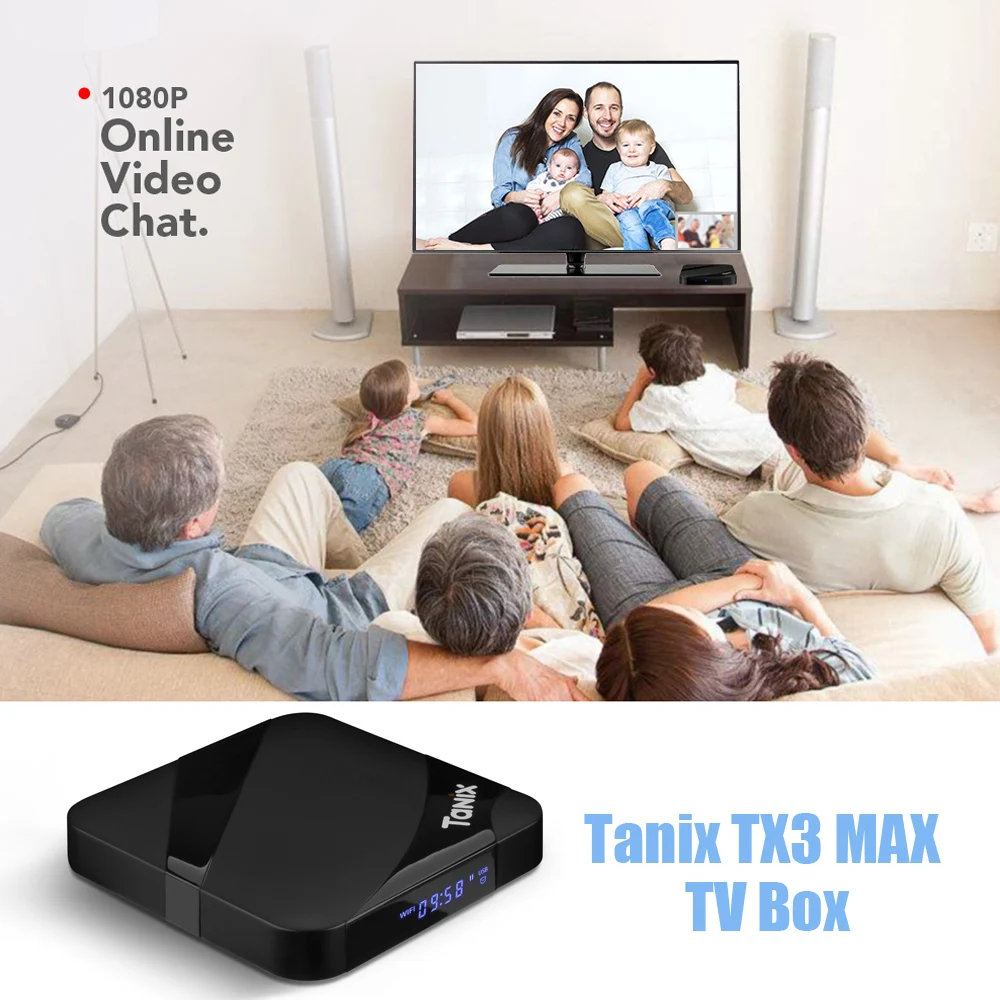 TX3 Max Смарт ТВ коробка Android 7 1 компьютерной приставки к телевизору совместимому с
