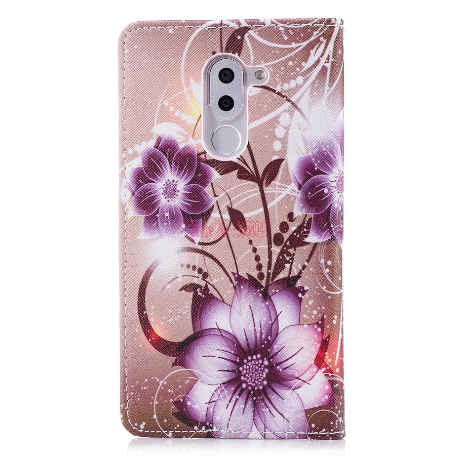 Флип-кейс для Huawei Honor 6X X6 BLN-L21 BLN-L22 BLN-L24 роскошный разрисованный чехол кожаный чехол для мобильного телефона чехол для Huawei Honor 6 X млрд L21 L22 L24