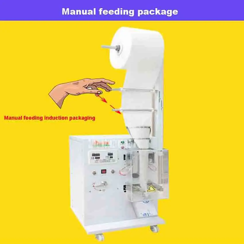 110 V/220 V Teabag упаковочная машина ручная подача Индукционное электронное оборудование пластиковые части Устройство для запечатывания тары