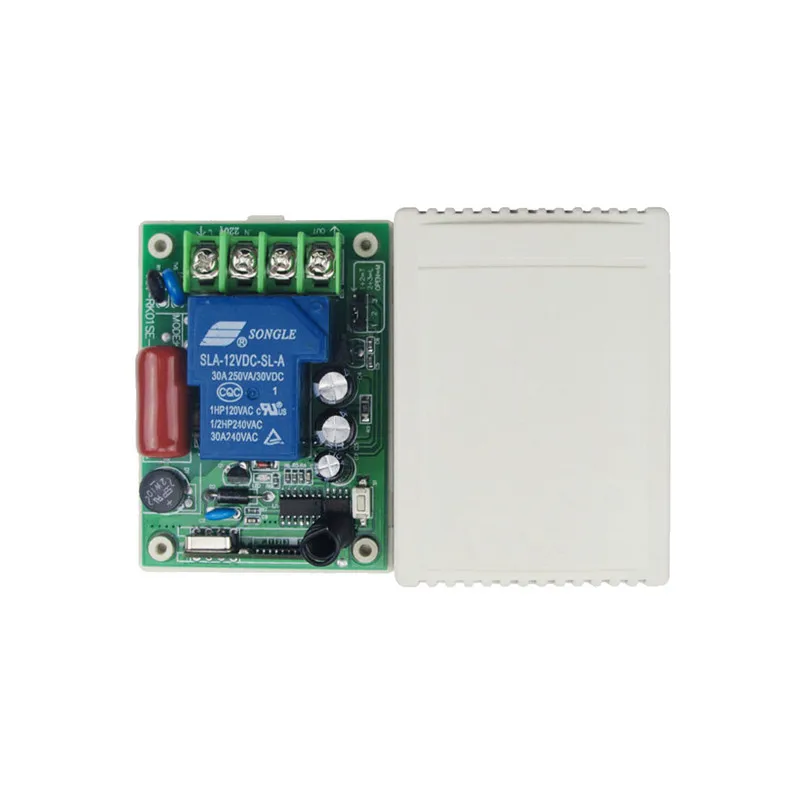 Универсальный 433 МГц Беспроводной RF релейный AC85 220V 30A выключатель света для