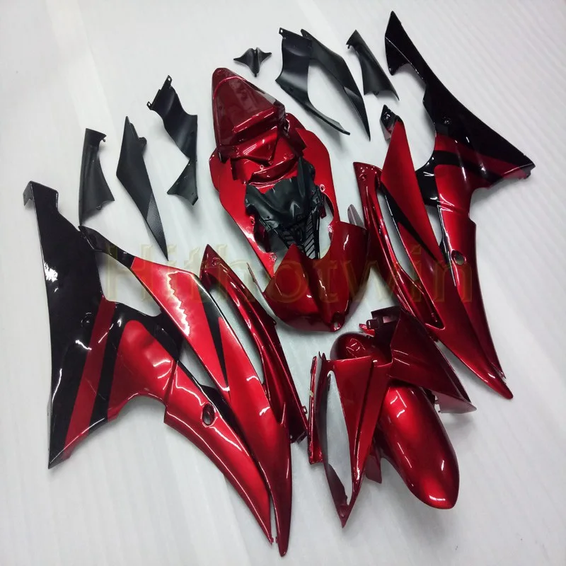 Мотоцикл обтекатель корпуса для YZFR6 2008 2009 2010 2011 2012 2013 2014 2015 2016 YZF-R6 из АБС-пластика