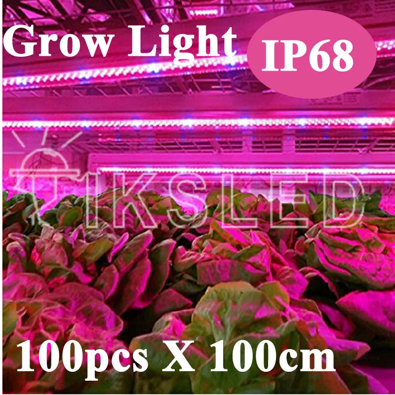 1 м * 100 шт. Светодиодная лента для выращивания растений|grow light|light growgrow light strip |
