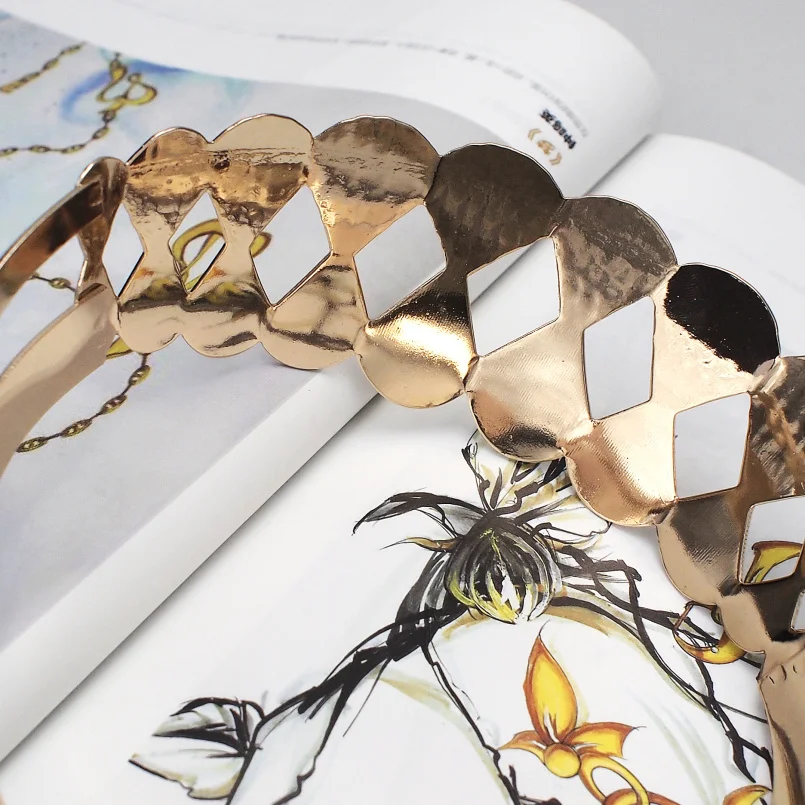 MANILAI дизайн в стиле панк женский воротник большие крученые ожерелья макси