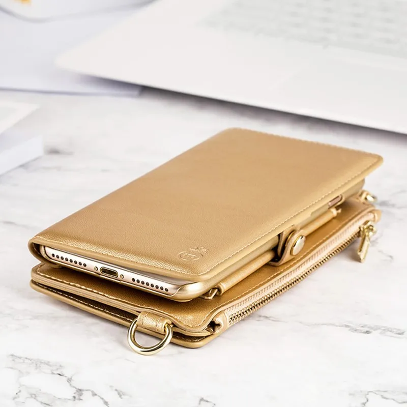Женский чехол FTAIDKJ из искусственной кожи для iPhone XS Max XR 10 X многофункциональный