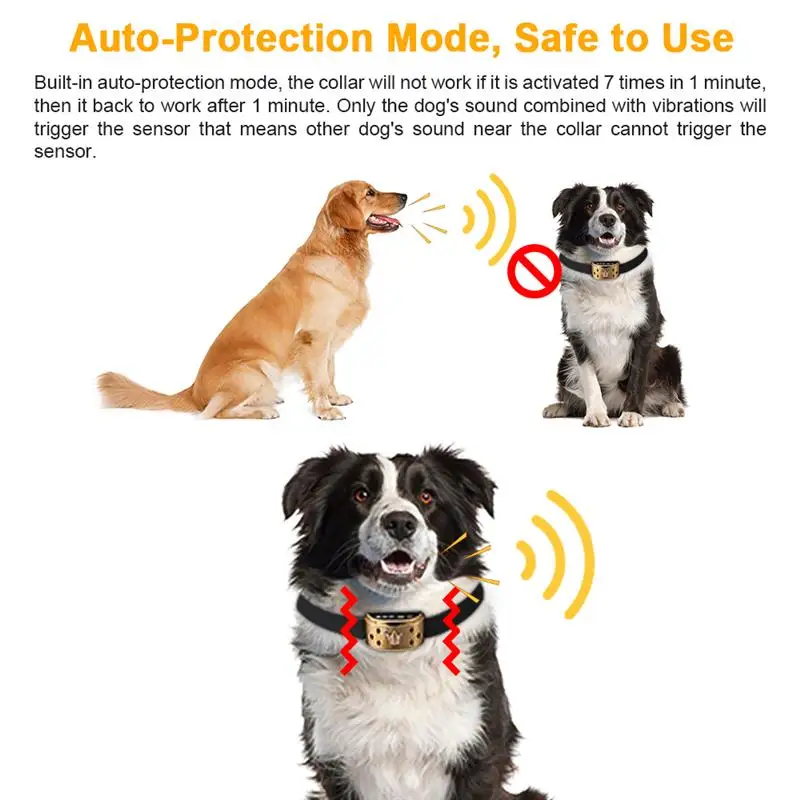 LemonBest перезаряжаемый ошейник из ТПУ без ударов поддержка ошейника 0 7 уровней
