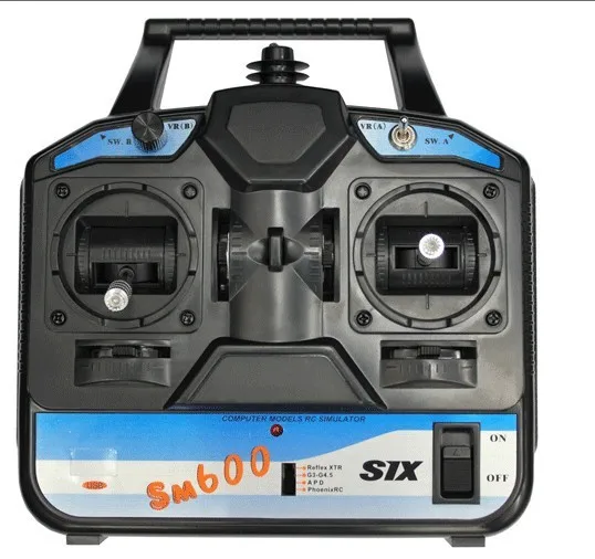 RC Simulator SM600 Flysky FS 6CH Support G6 G7 XTR FMS для 3D вертолета самолета Gilder Fix wing|flysky fs|simulator rcflysky 6ch