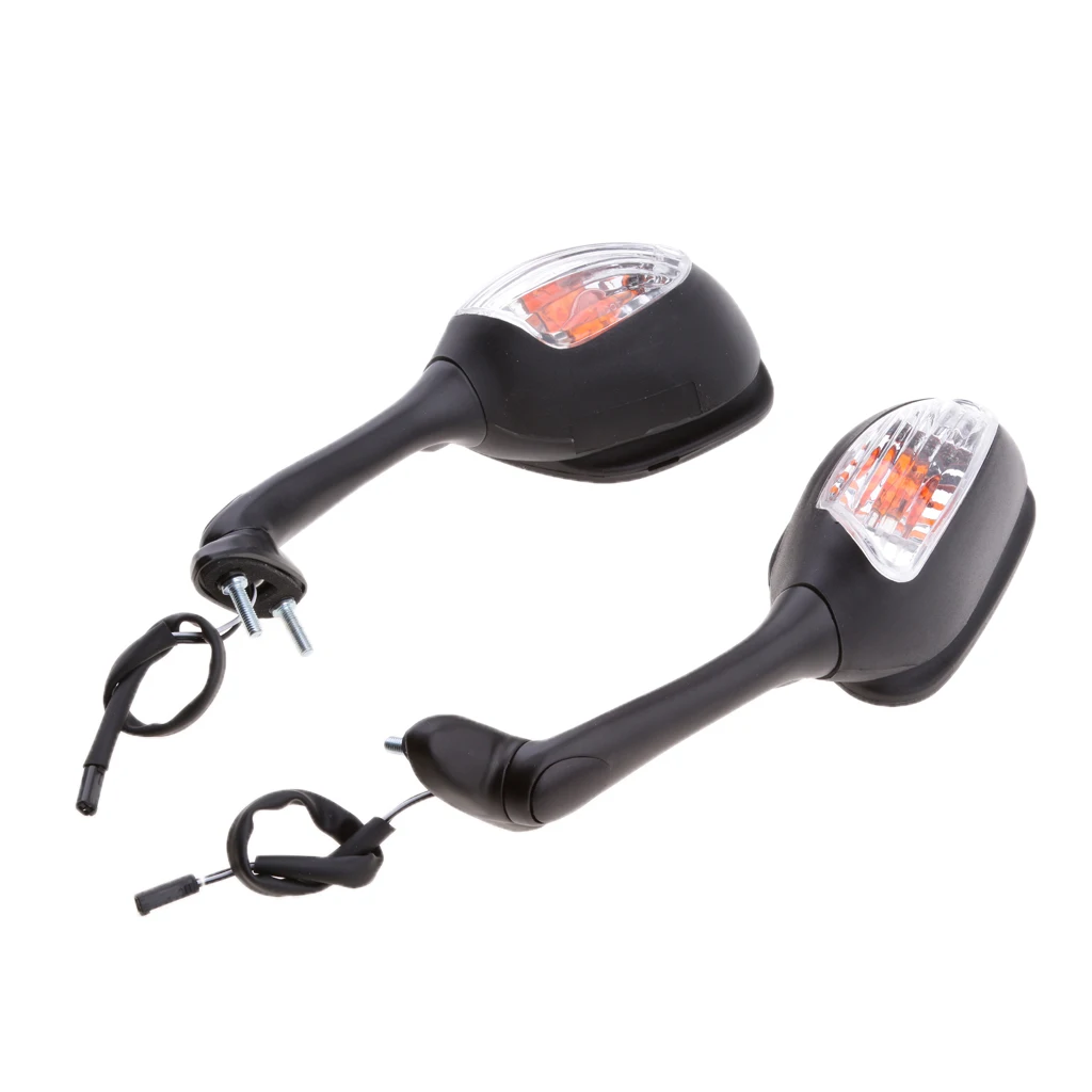 1 Pair Turn Signal Rear View Mirrors For Suzuki GSXR600 GSX-R 750 06-15 GSXR1000 | Автомобили и мотоциклы