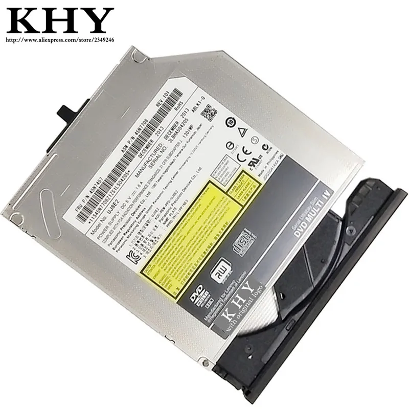 Новый оригинальный для Thinkpad T400 T400S T410 T410S T420S T430S W500 W510 X220 X230 DVD DVDRW FRU:45N7451 45N7453 45N7457