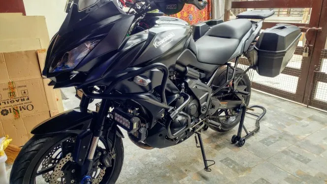 Защита для мотоцикла защита сталь KAWASAKI Versys 650 KLE650 Versys650 2015 2016 2017 2018 | Автомобили и