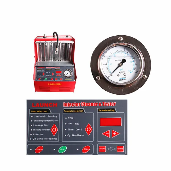 Launch CNC 602A CNC602A инжектор очиститель и тестер с английской панелью Бесплатная