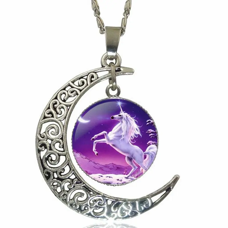 Винтажное ожерелье с подвеской в виде единорога для мужчин и женщин | Украшения