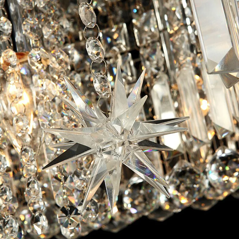 Поверхность с украшением в виде кристаллов звезда лампа луна светильник ing