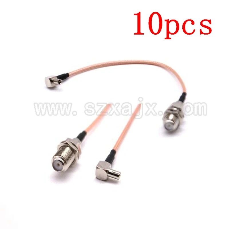 Оптовая продажа 10 шт. радиочастотный разъем F мама TS9 папа Прямоугольный тип