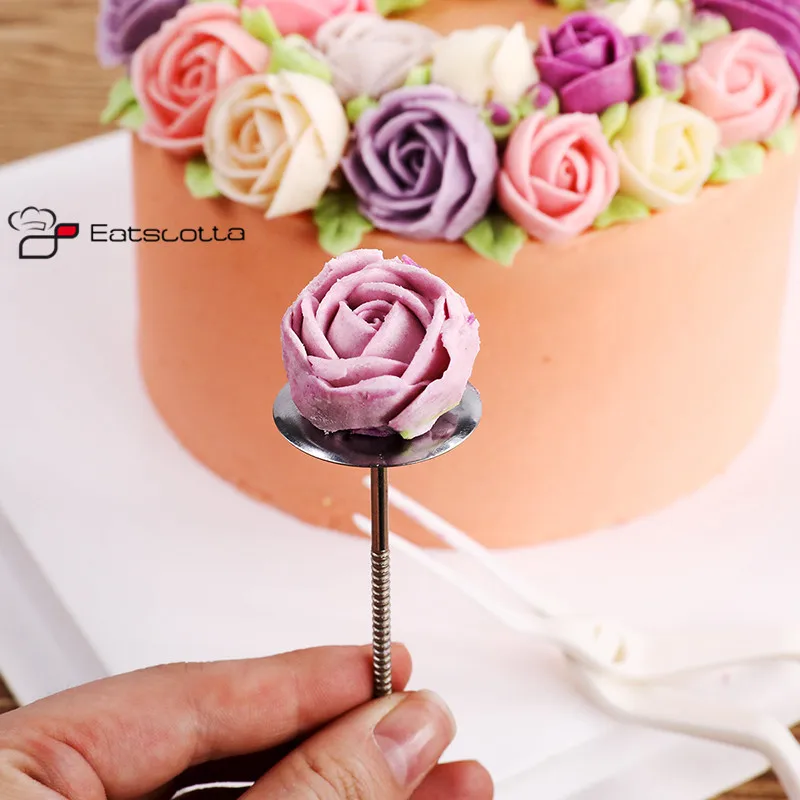 2017 DIY Sugarcraft роза цветок глазурь крем стенд ногтей Выпекать торт Декор кекса