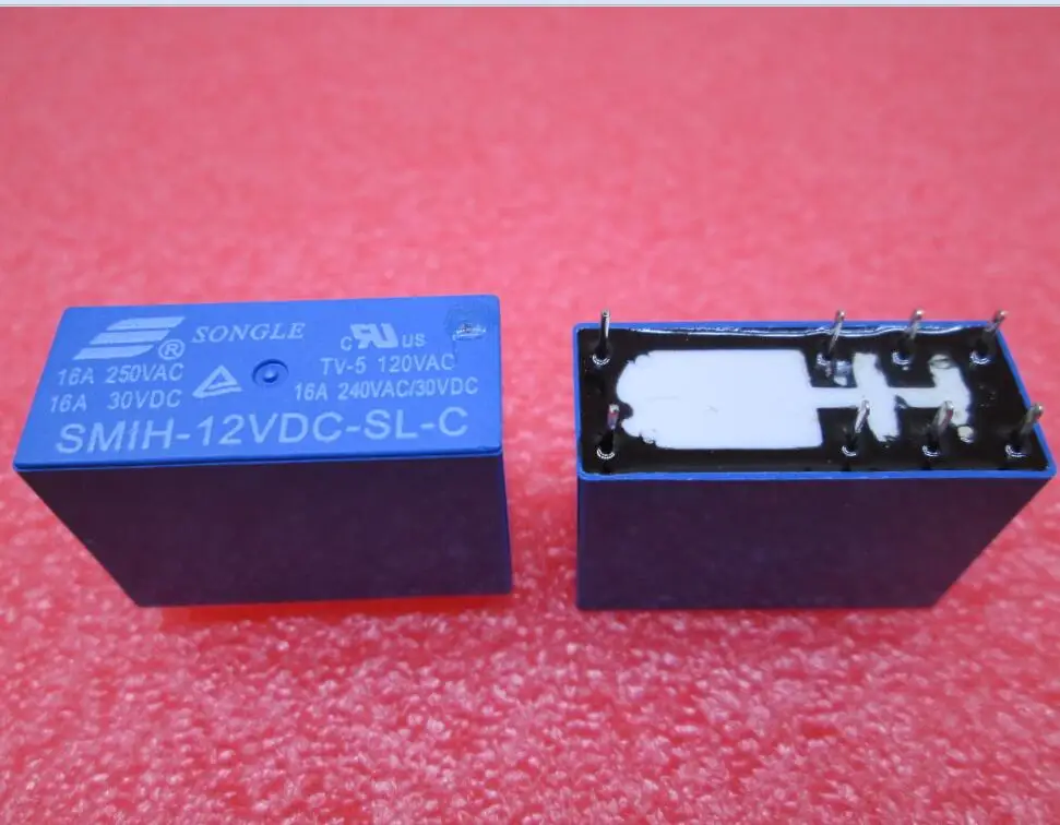 

Реле SMIH-12VDC-SL-C SMIH12VDCSLC SMIH-12VDC 12VDC 16A 250VAC DC12V S0NGLE DIP8