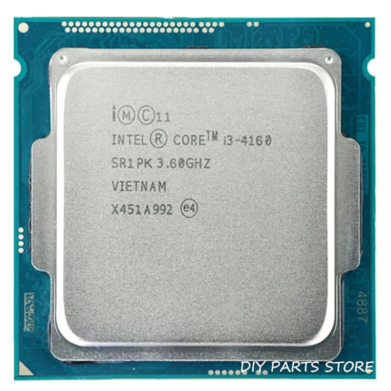 Intel core i3 4160 LGA 1150 3 60 GHz DUAL 4 MHZ RAM DDR3 1333 1600 GPU HD4400|intel core|lga 1150i3 |