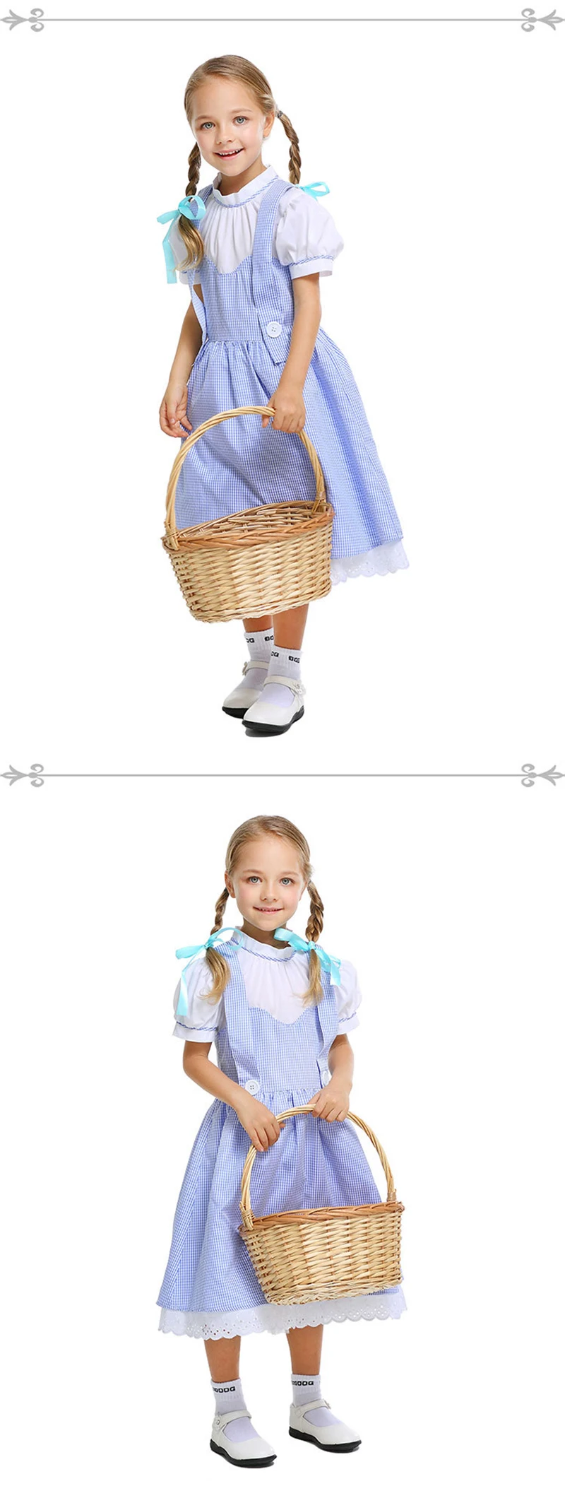 Фильм Волшебник из страны Оз Дороти костюм для девочек и Для женщин Dorothy Косплэй нарядное платье принцессы на Хэллоуин костюмы Платья для вечеринок