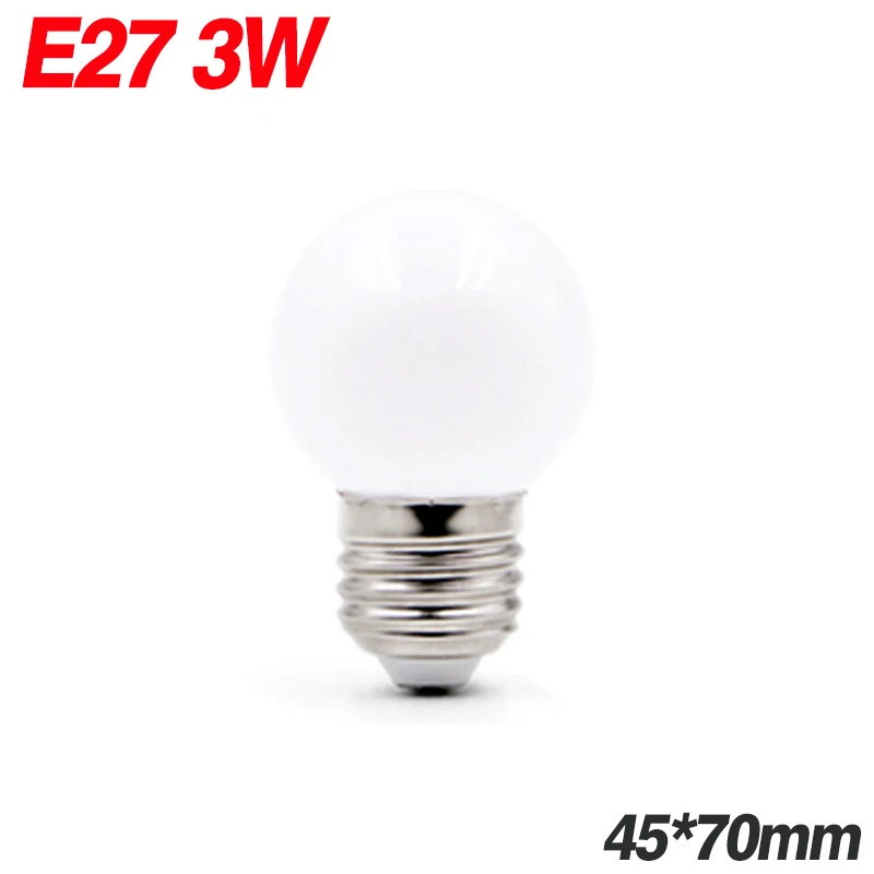 E27 3W 220V KARWEN Ampoule светодиодный светильник E27 E14 3 Вт 5 Вт 7 Вт 9 Вт 12 Вт 15 Вт 18 Вт Smart IC светодиодный светильник Холодный белый лампада Bombilla лампа - Испускаемый цвет: E27 3W 220V