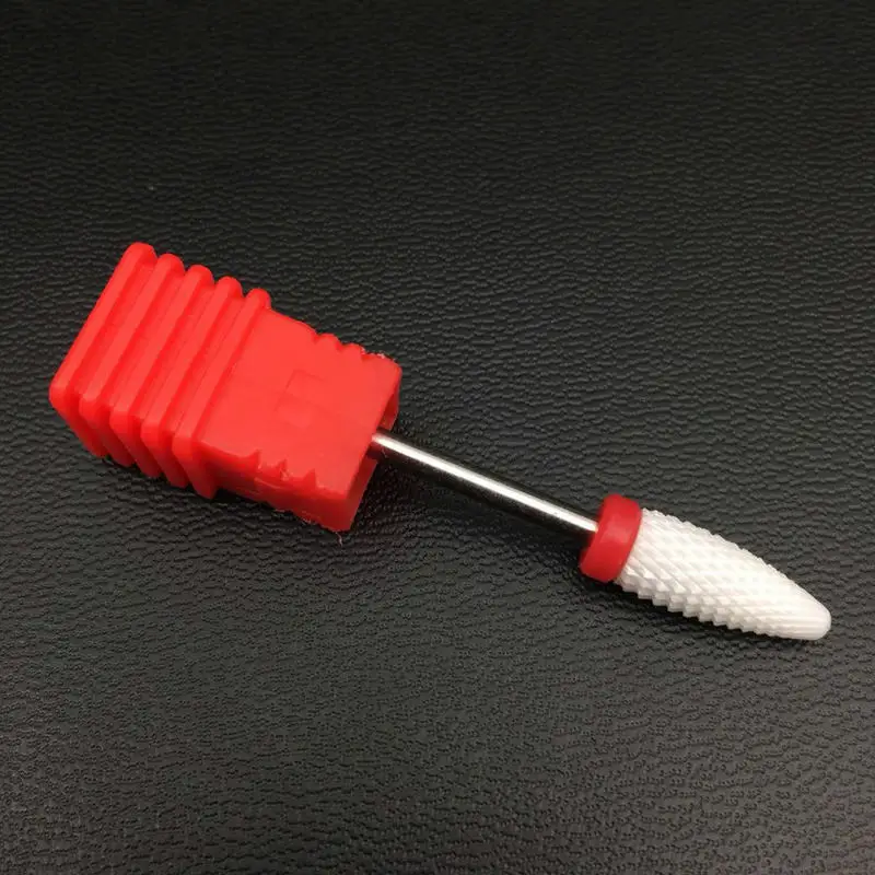 10pcs/set Wholesale Nail Ceramic Mill Manicure Machine Set Cutter For Pedicure Electric Nail Files Nail Drill Bit Nail Tools - Цвет: Ceramic 2-F(10pcs)