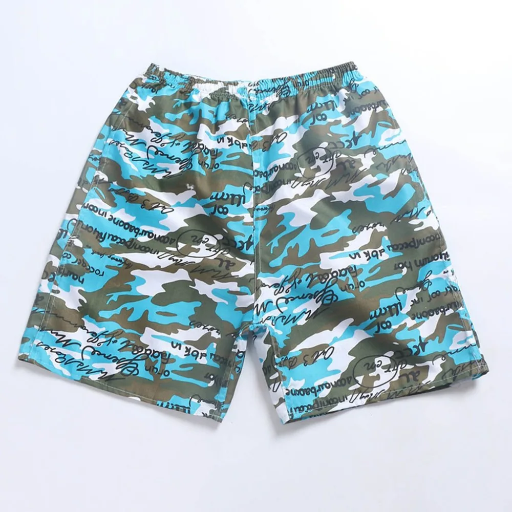 Летние мужские пляжные шорты для мальчиков подростков Приморский цветные
