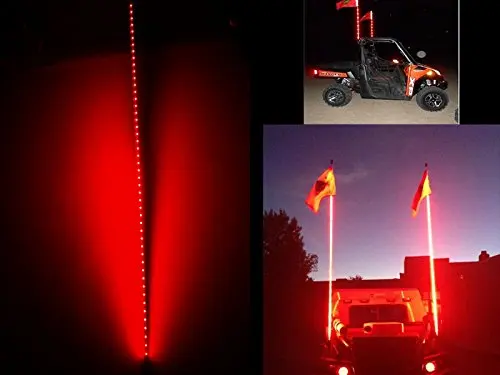 Ночной всадник 150 см Светодиодная антенна LED флаг свет бар для наружного