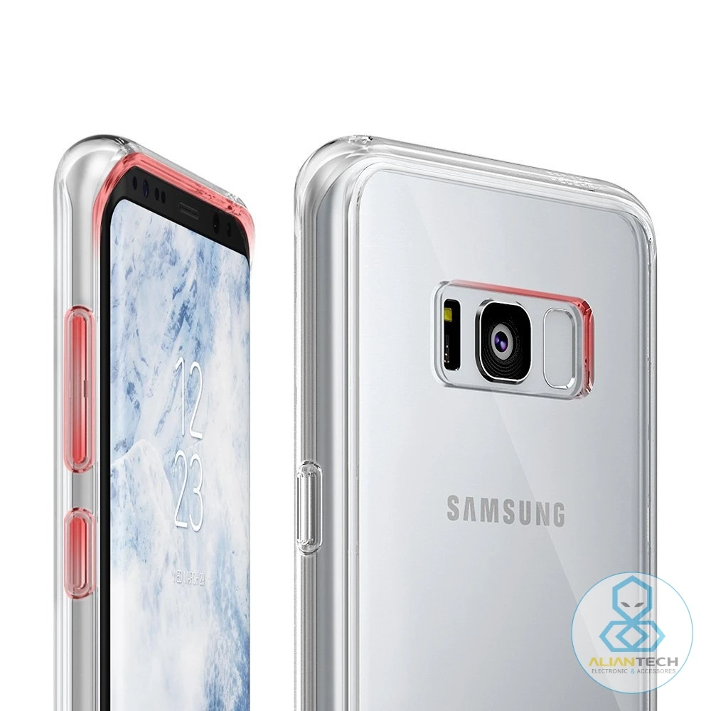 Ringke Fusion чехол для Galaxy S8/S8 плюс ясно сзади Панель Mil-Класс падение доказательство