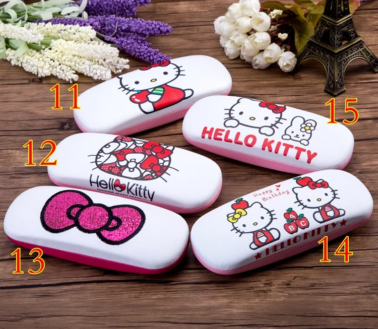 Новое поступление KT Cat Girl близорукость Чехол для очков модный розовый hello kitty Студенческая портативная коробка для очков женский Чехол для очков s