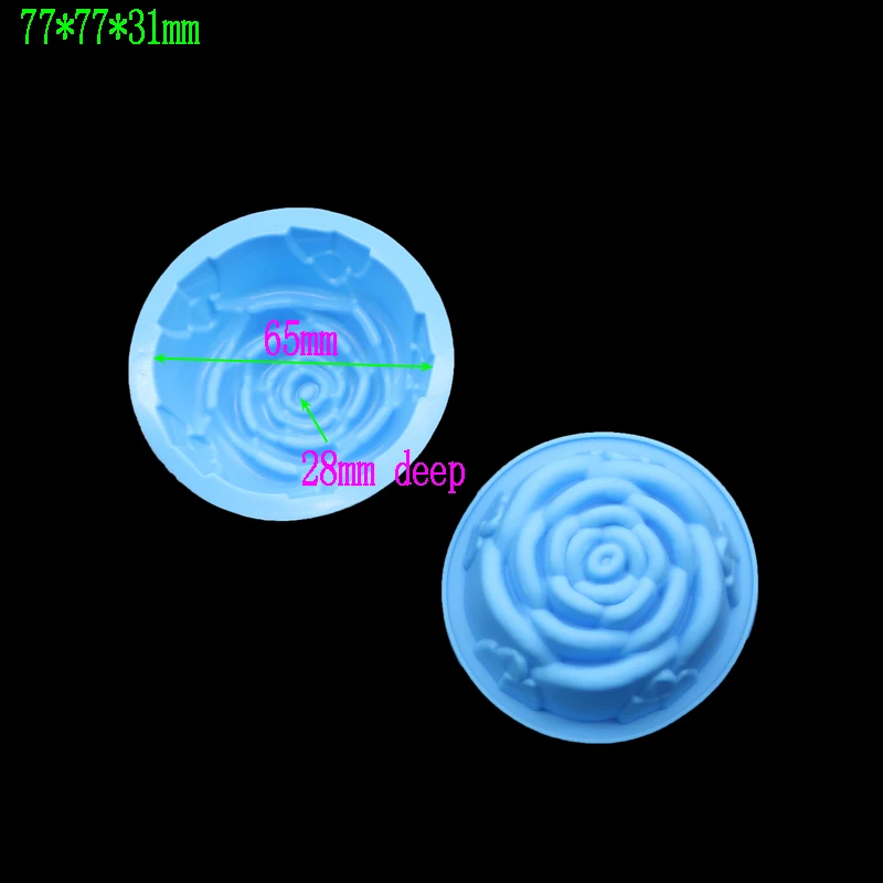 4 шт. силиконовая форма для выпечки розовых тортов DIY моделирование мыла