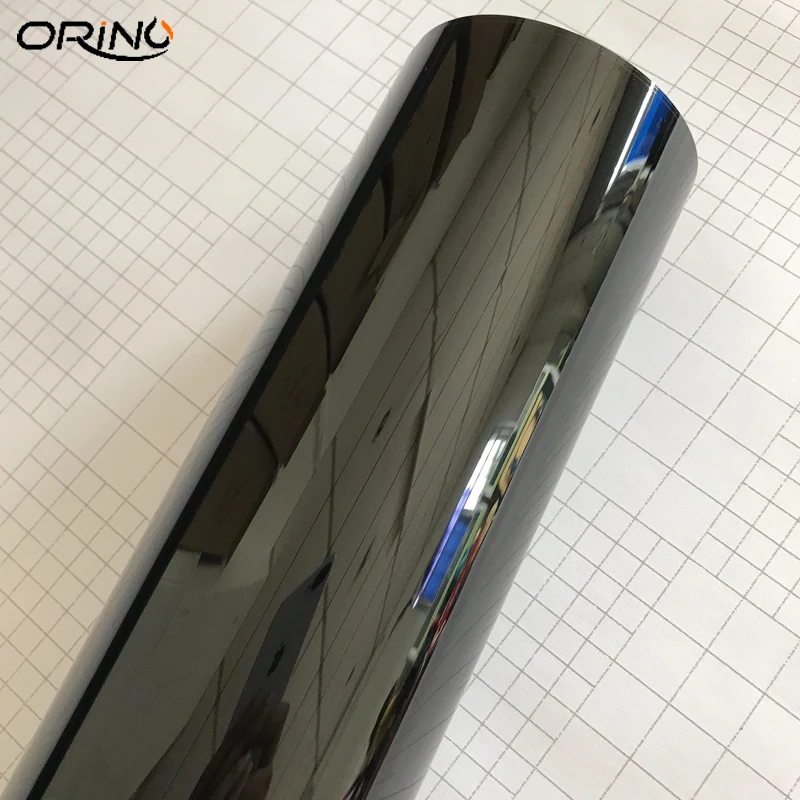 Темная черная Тонировочная пленка для окон автомобиля 50 см х 20 дюймов 0/300/500 VLT 5%