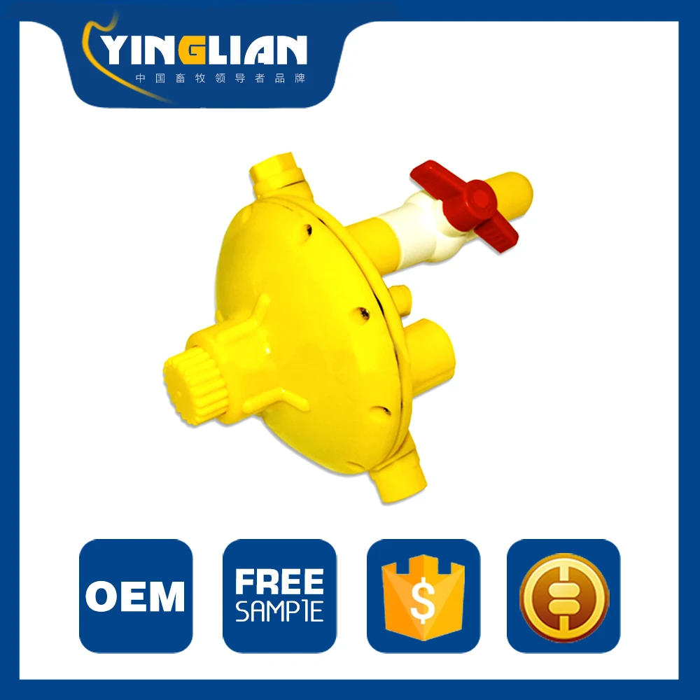 Регулятор давления воды для птицы соска перепелов с капельницей hv3n комплект