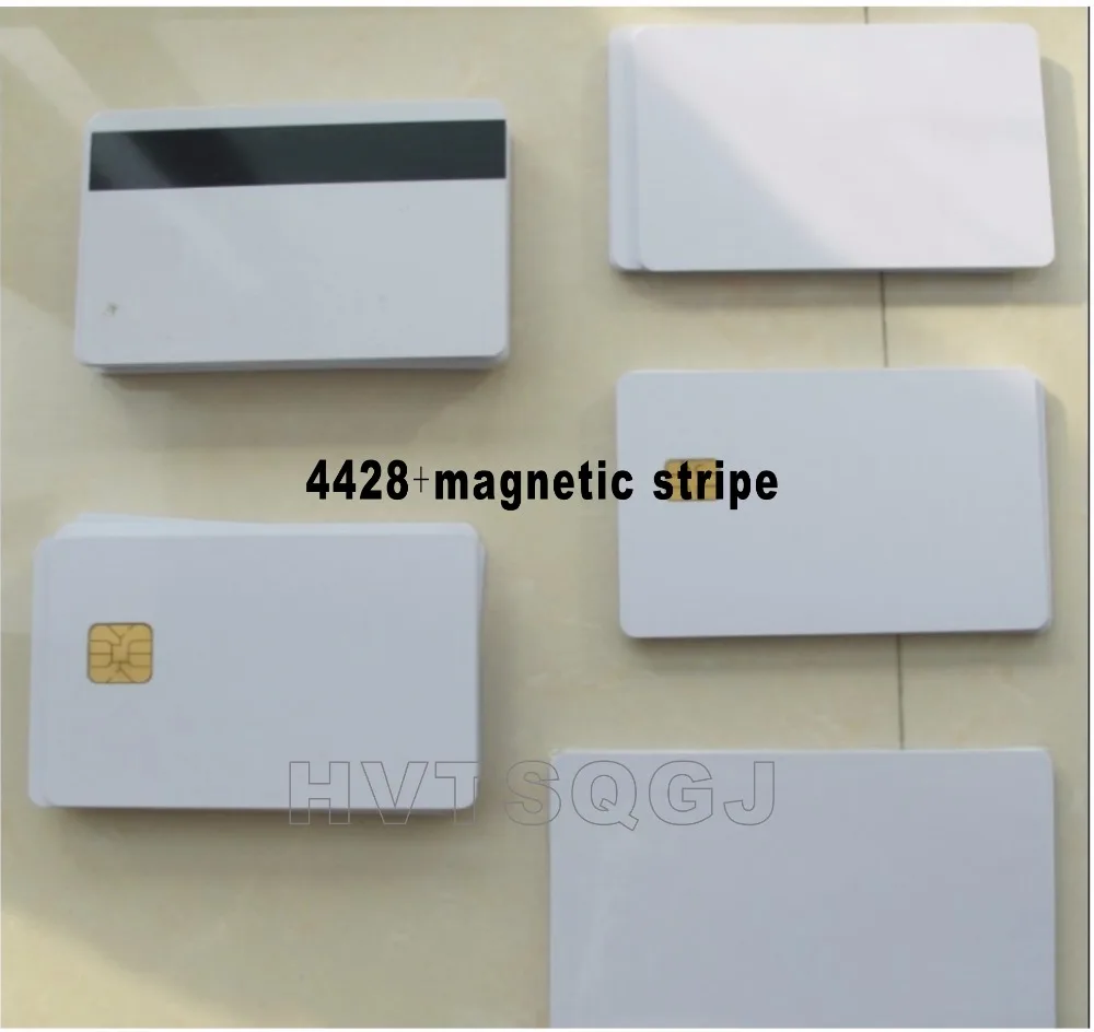 50 шт./лот бесплатная доставка чип SLE 4428 и смарт-карта Hico Magnetic Mag Stripe | Безопасность