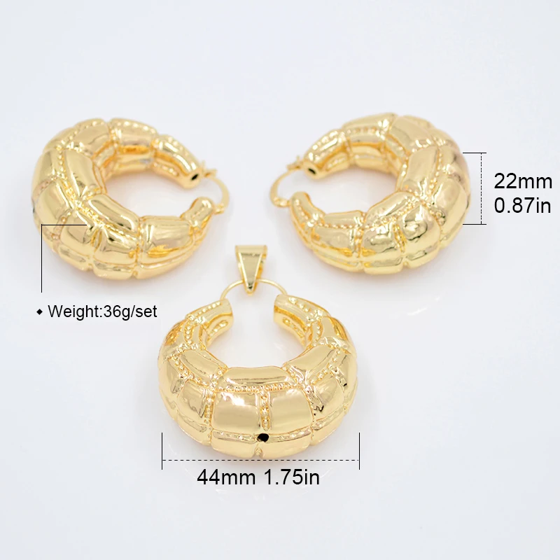 Солнечные ювелирные изделия медные круглые модные большие серьги кольца