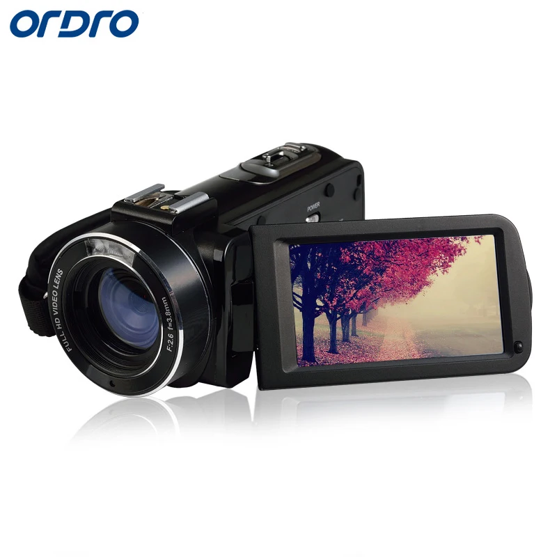 ORDRO цифровая видеокамера HDV Z20 1080 P 30fps Full HD Встроенный Wi Fi пульт дистанционного