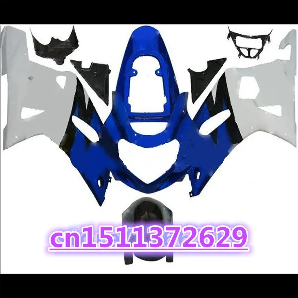 

blue + white for A GSXR1000 2000 2001 2002 2000-20002 K1 GSXR 1000 00 01 02 00-02 ABS fairing kit-Dor for SUZUKI D