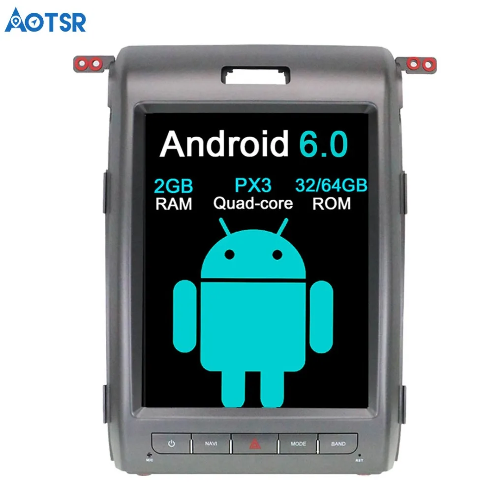 Автомобильный мультимедийный плеер Aotsr Android 7 1 в стиле Тесла без DVD плеера GPS