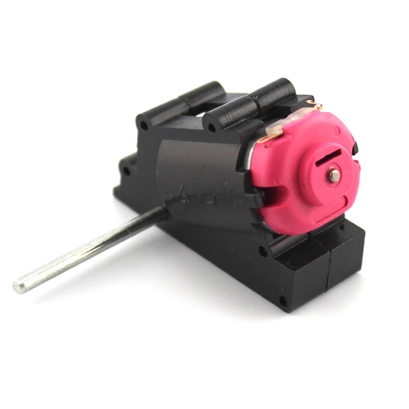 

4PCS Double Shaft Oblique Speed Reducer Motor Gearbox Motor 3-6V Gear Motors 45x22x29mm Spare Parts for RC Car 4WD Model