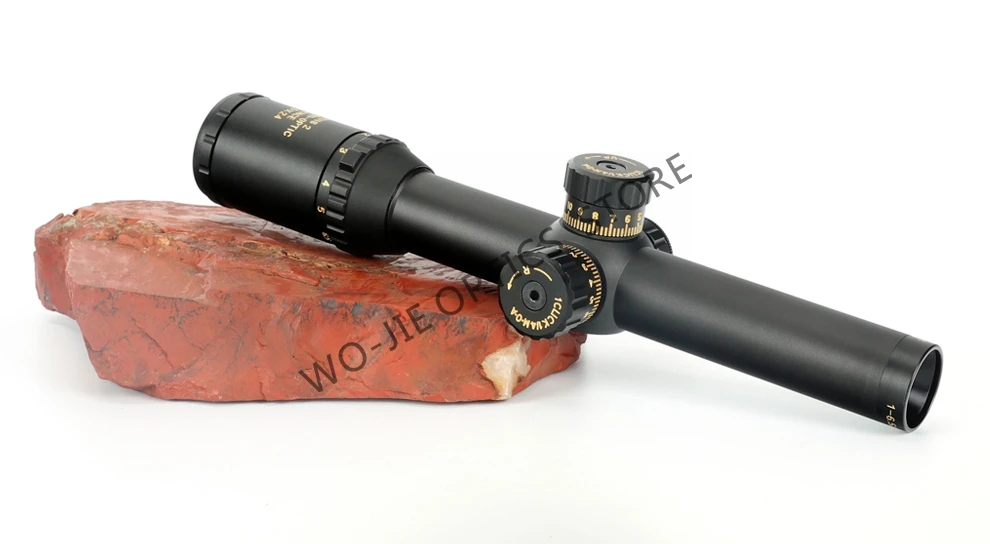 Bo 1-6.5X24 охотничий компактный прицел тактические оптические прицелы красный и зеленый освещенный прицел для страйкбола