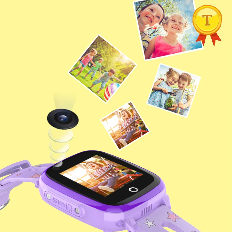 Новинка 2019 водонепроницаемые умные часы IP67 4G для детей Gps функция SOS камера