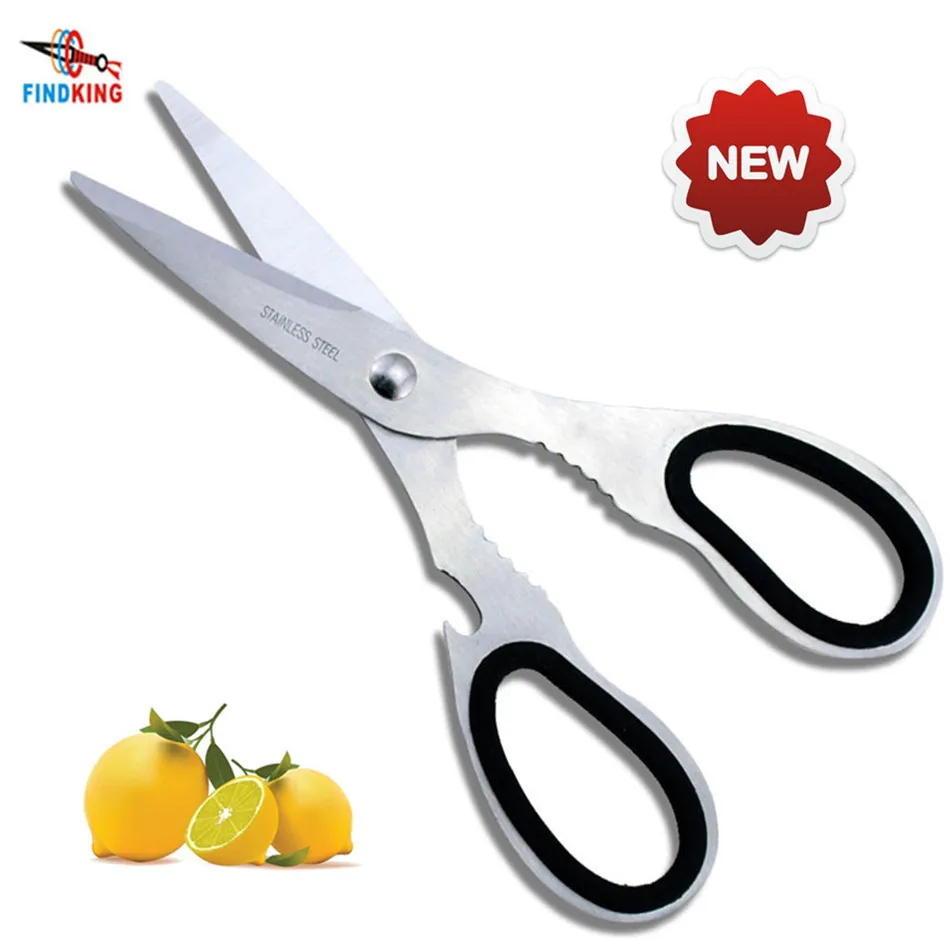 Гарантировано 100% нержавеющая сталь мульти кухонные ножницы|kitchen scissors|stainless steel