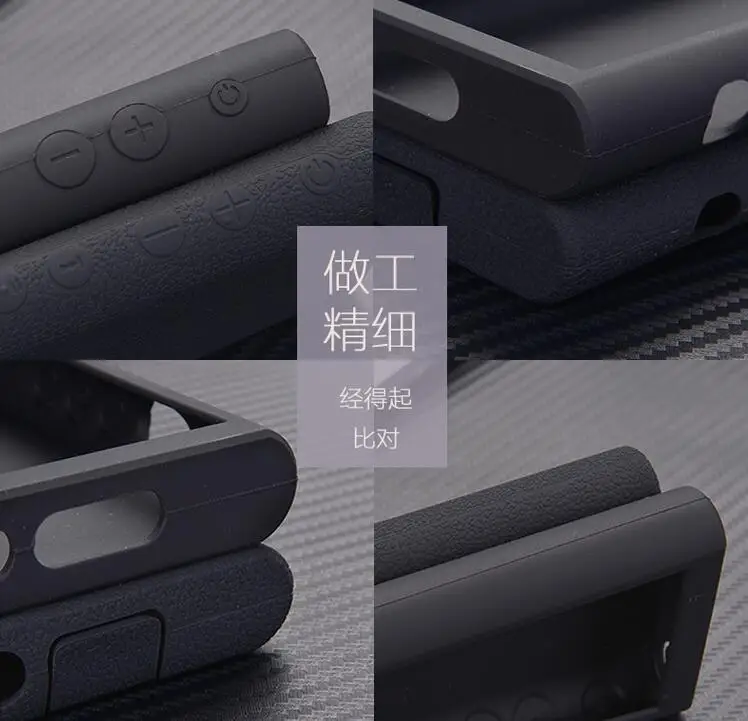 Мягкий силиконовый чехол с корковой текстурой для sony Walkman NW-ZX300 ZX300 ZX300A, защитный чехол для экрана с ремешком на руку