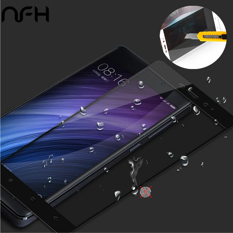 Оригинальное закаленное стекло NFH для Xiaomi Redmi Note 4X защитная 3d пленка чехол с