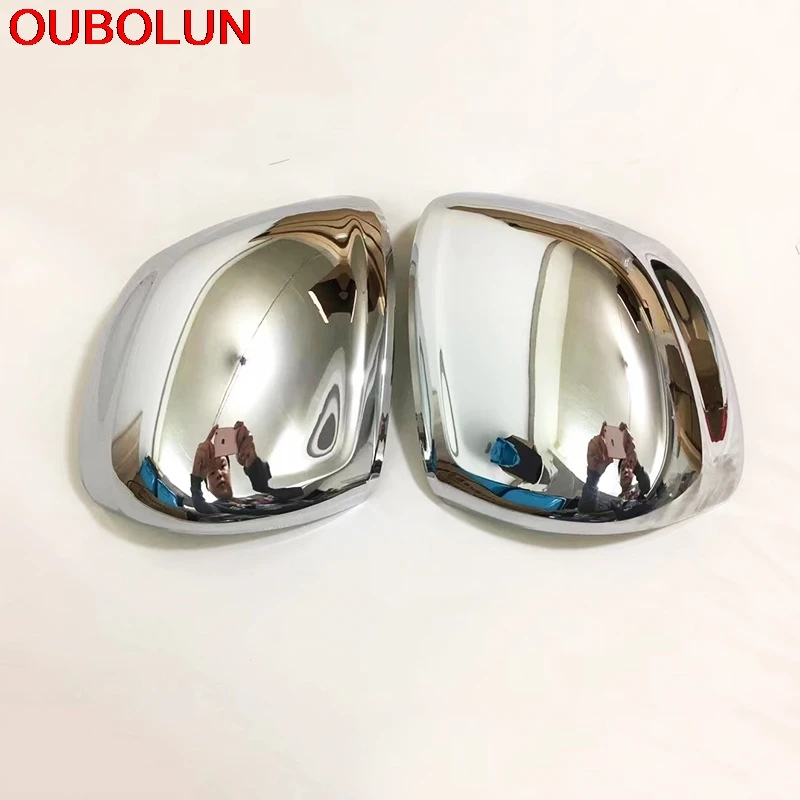 OUBOLUN ABS хромированная крышка для бокового зеркала заднего вида автомобиля