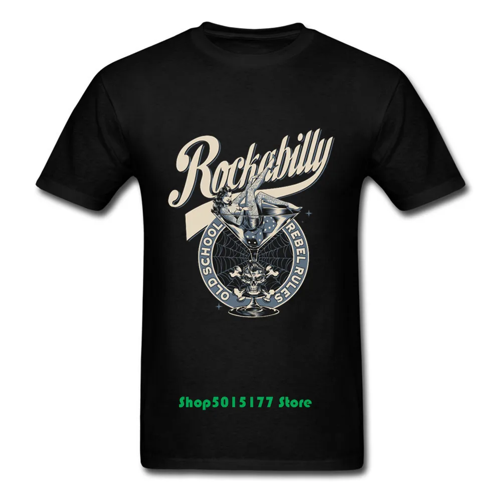 Новая распродажа рокабилли Rebel Rules футболка с фирменным принтом летние мужские